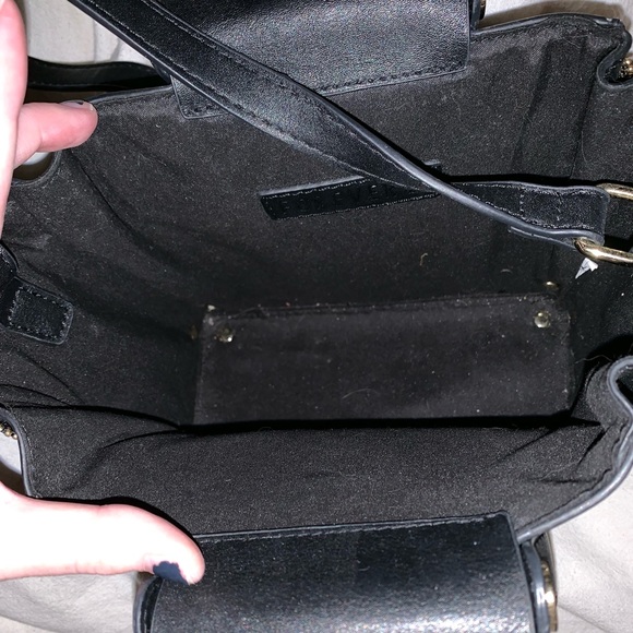 Black faux leather bag - Picture 2 of 2